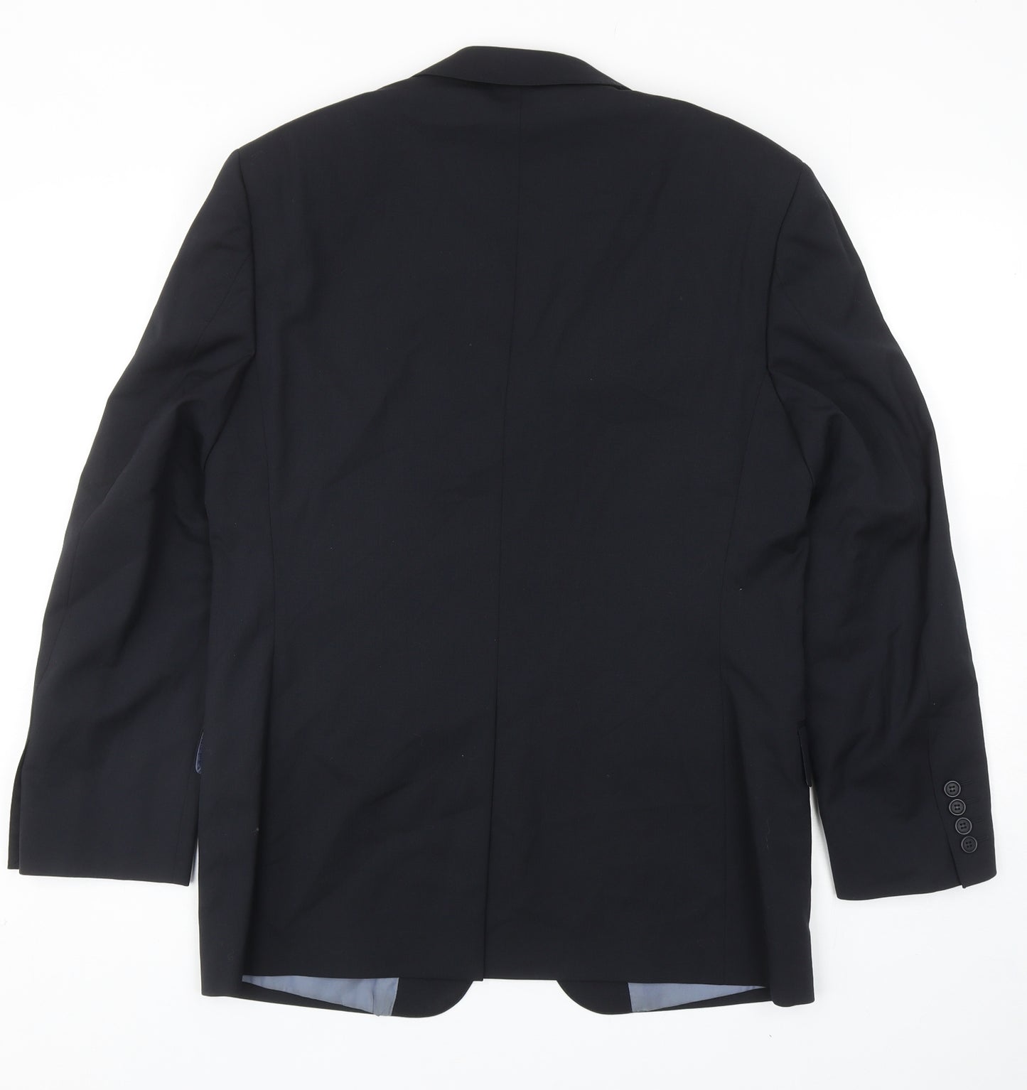 Marks and Spencer Mens Black Wool Jacket Suit Jacket Size 38