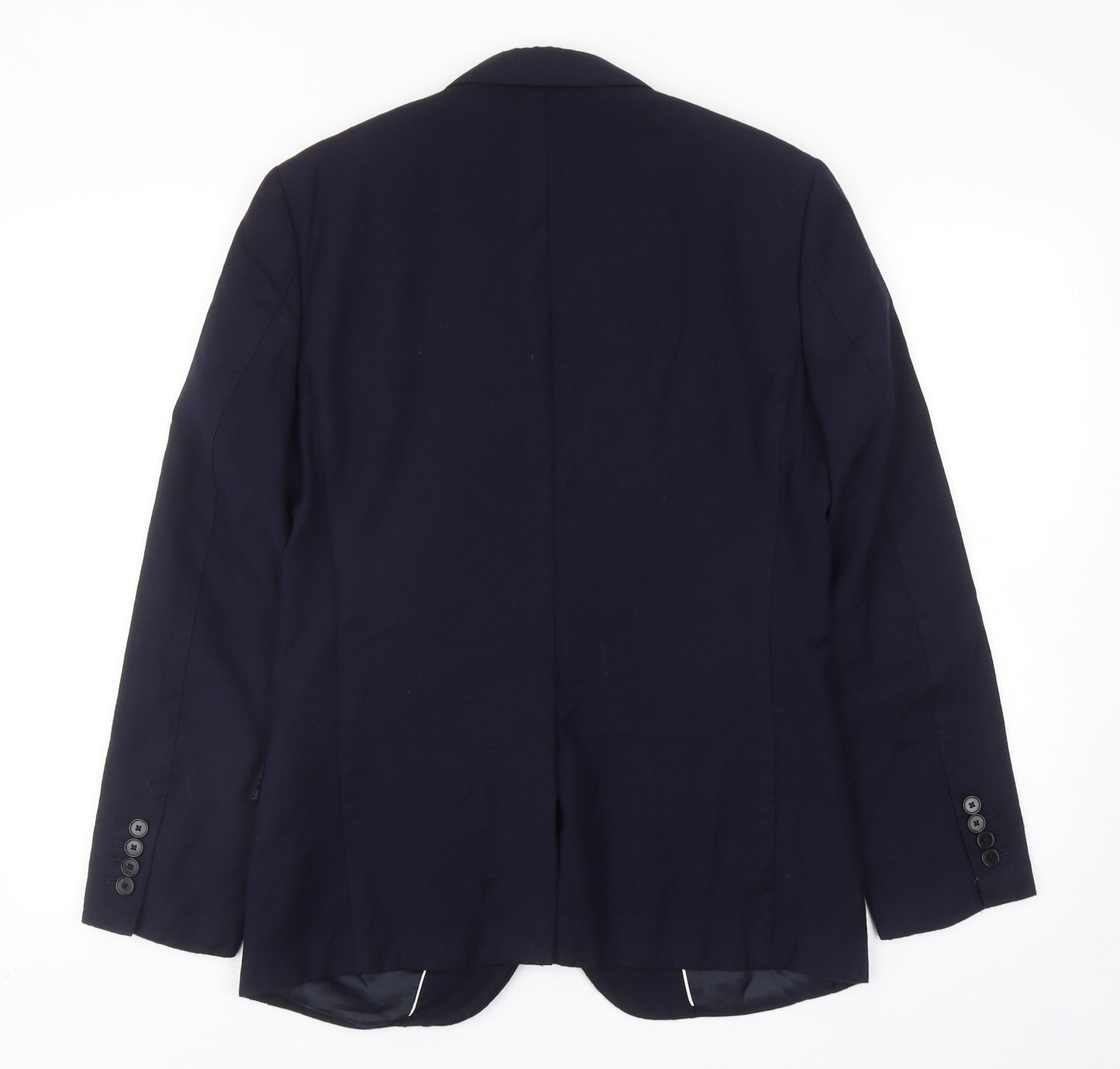 Reiss Mens Blue Wool Jacket Suit Jacket Size 36