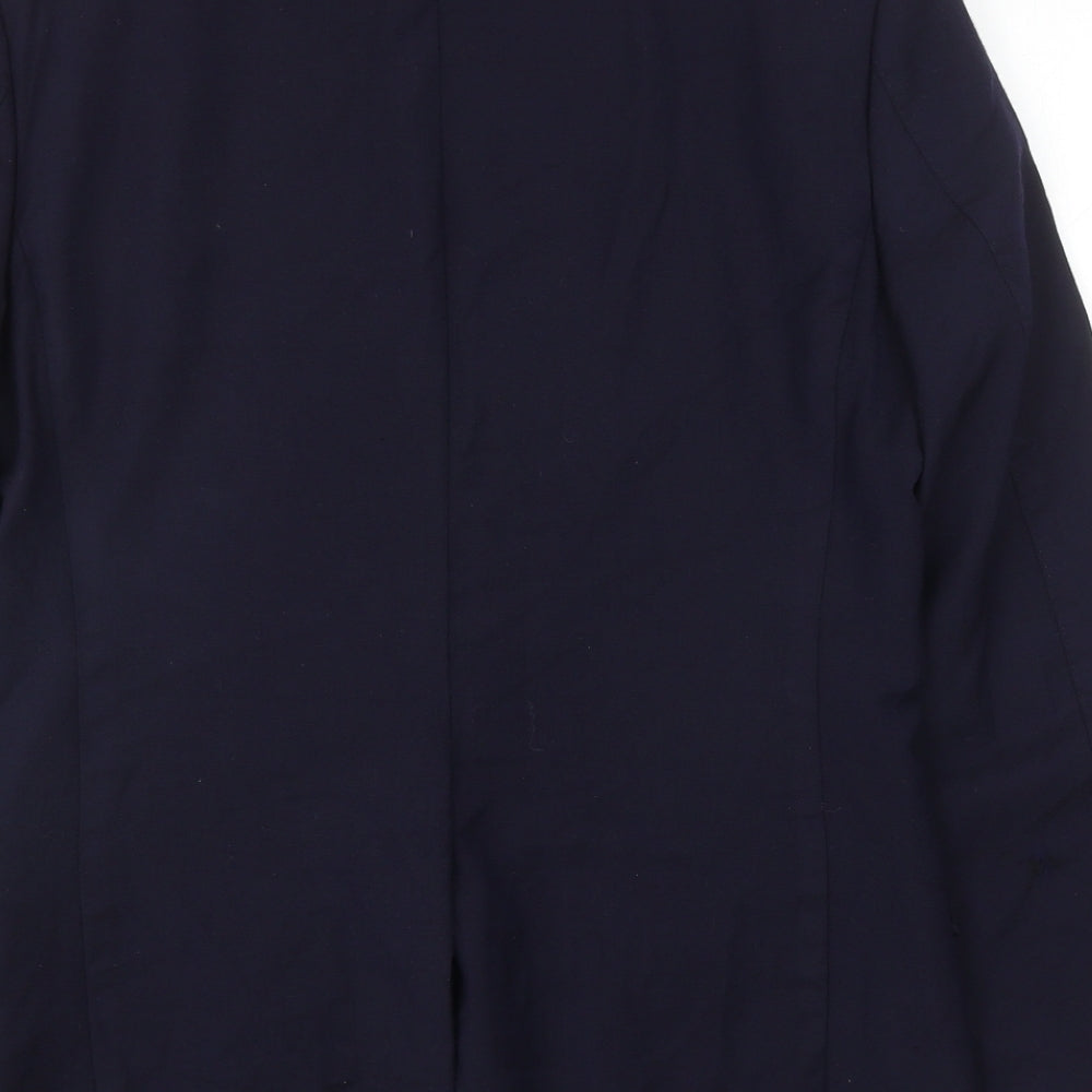 Reiss Mens Blue Wool Jacket Suit Jacket Size 36
