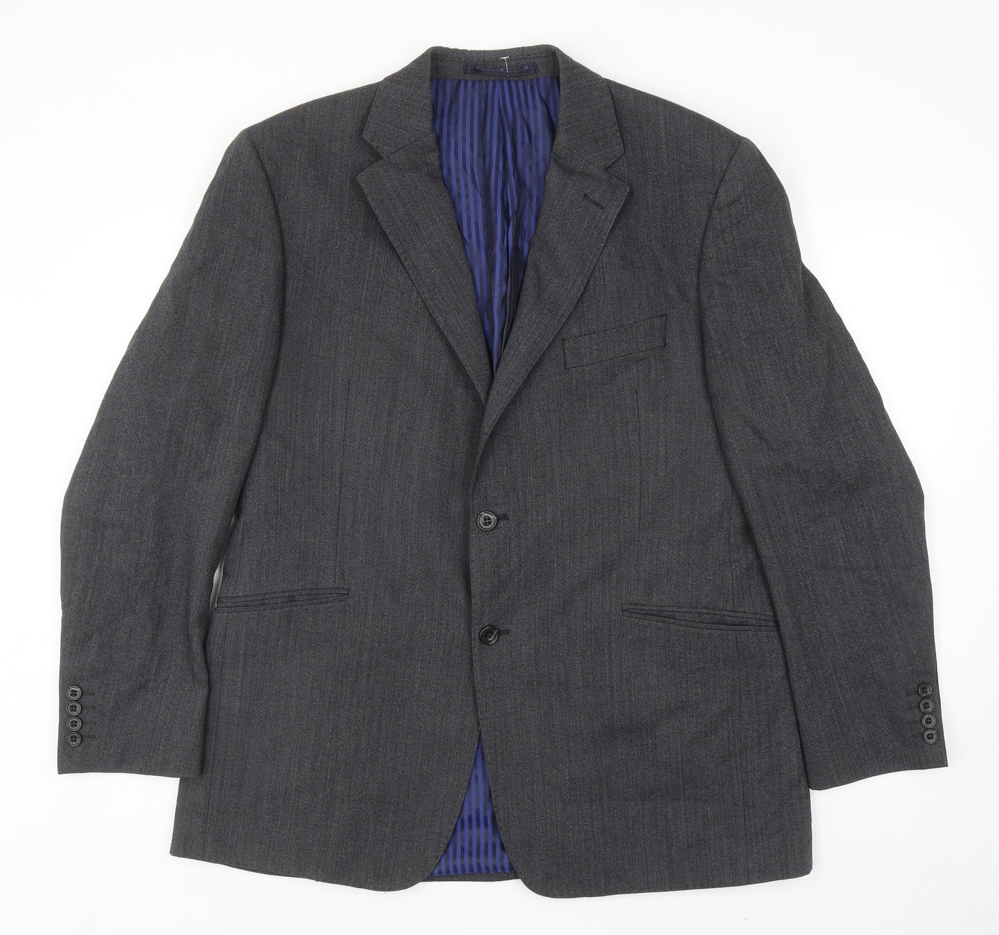 Marks and Spencer Mens Grey Wool Jacket Suit Jacket Size 42
