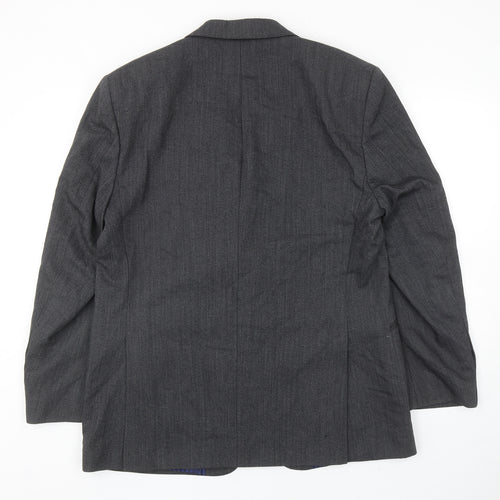 Marks and Spencer Mens Grey Wool Jacket Suit Jacket Size 42
