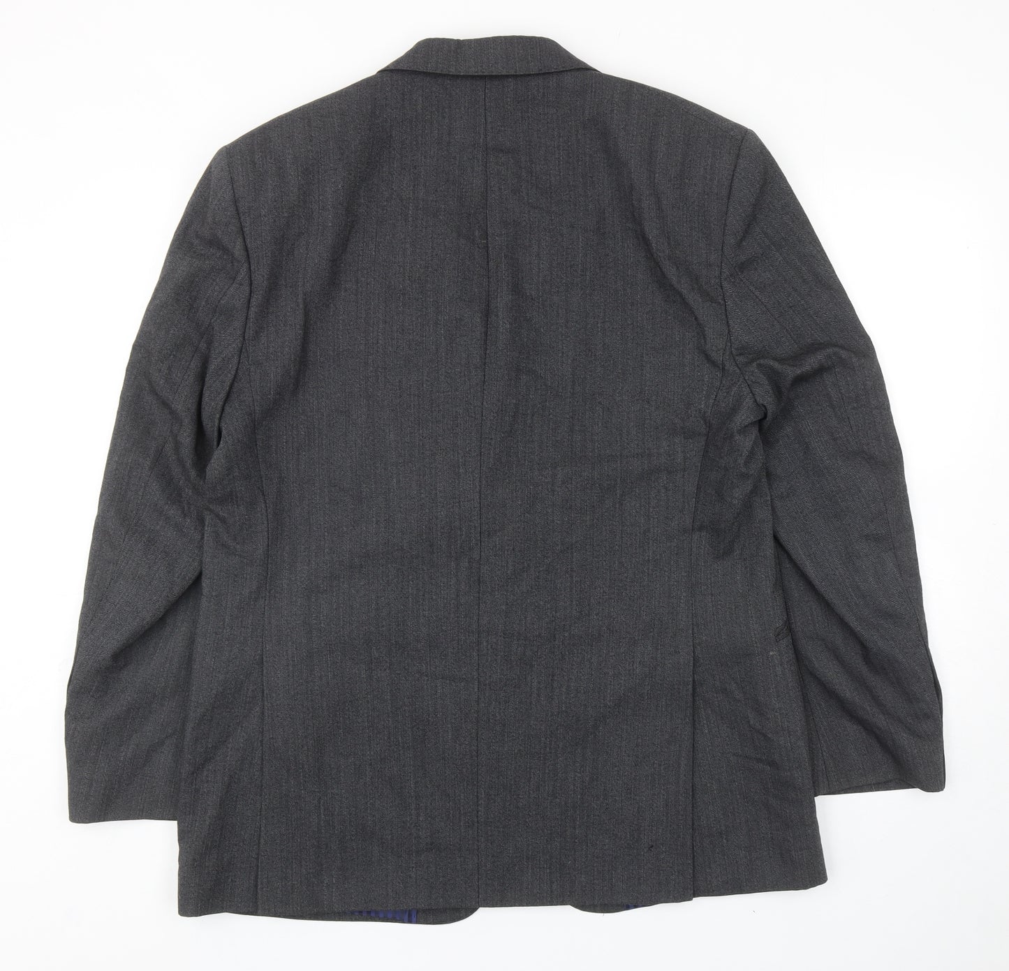Marks and Spencer Mens Grey Wool Jacket Suit Jacket Size 42