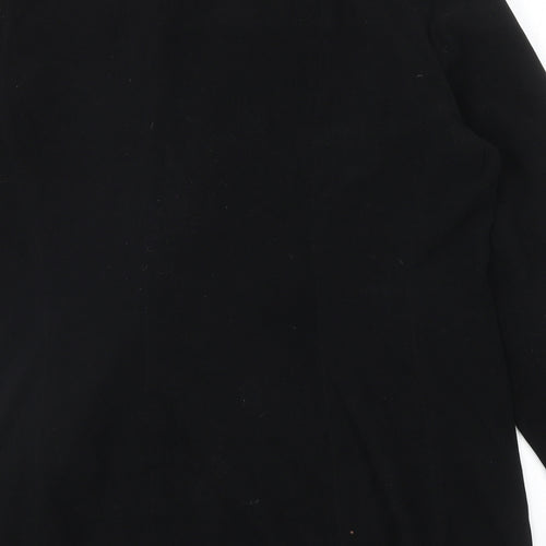 Delswa Womens Black Jacket Size 12 Zip