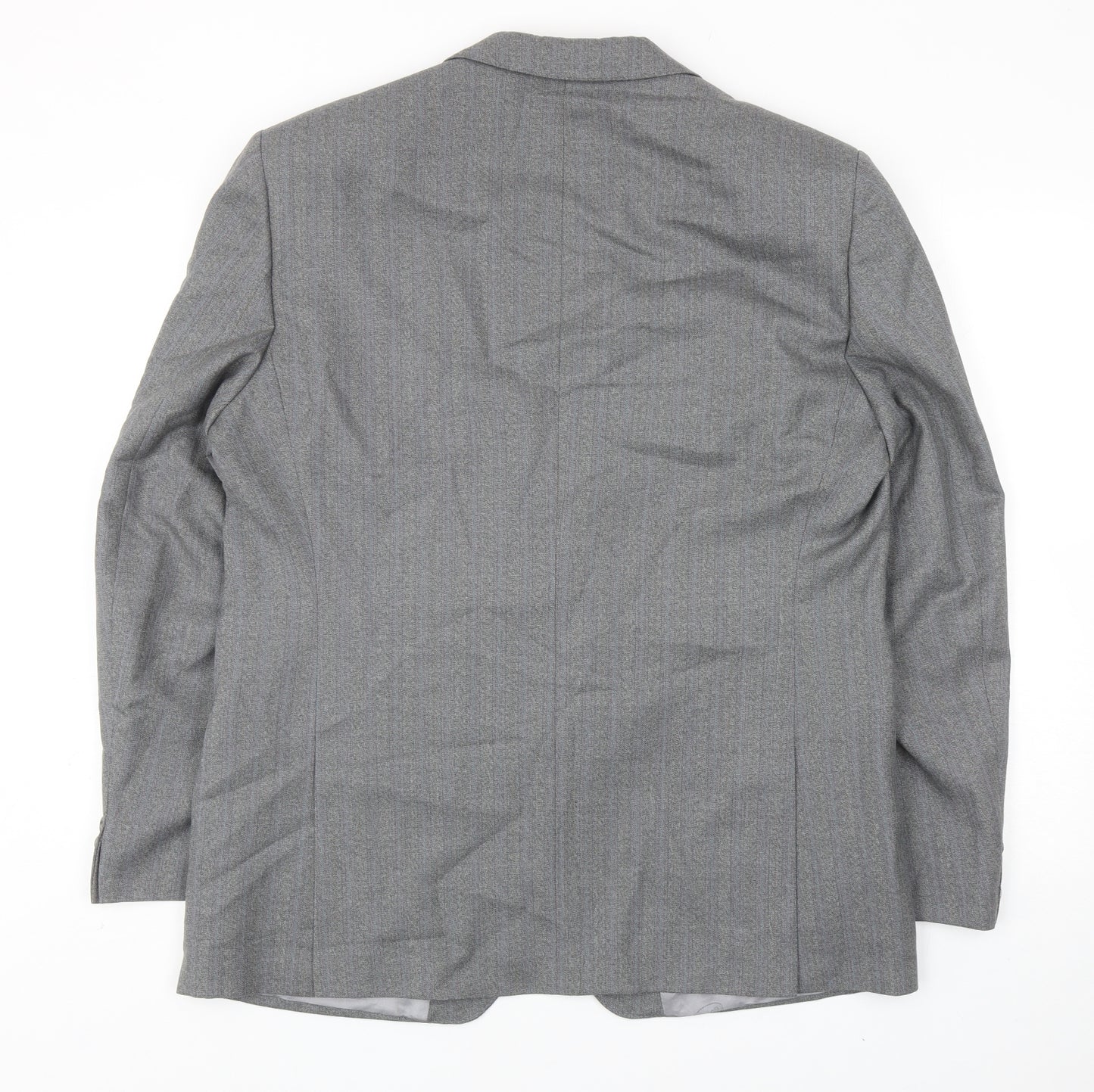 Magee Mens Grey Wool Jacket Suit Jacket Size 40