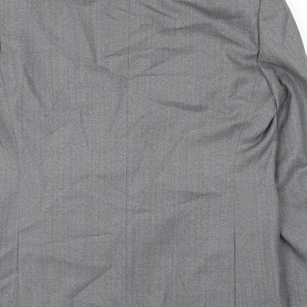 Magee Mens Grey Wool Jacket Suit Jacket Size 40