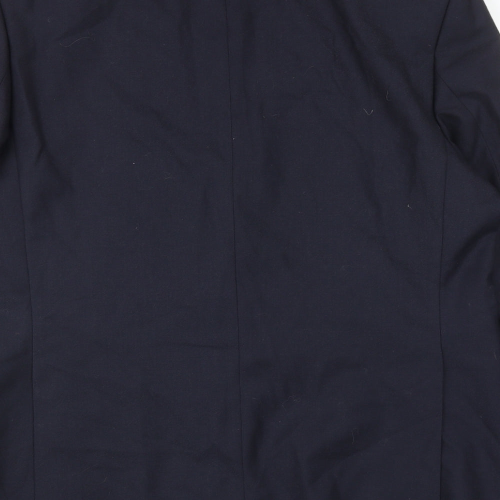 Skopes Mens Blue Wool Jacket Suit Jacket Size 44