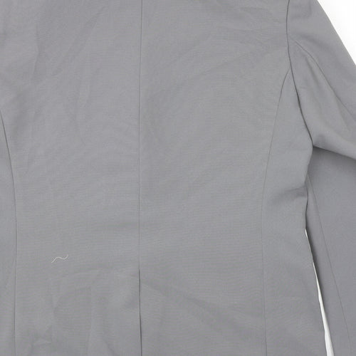 Jolliman Mens Grey Polyester Jacket Suit Jacket Size 42