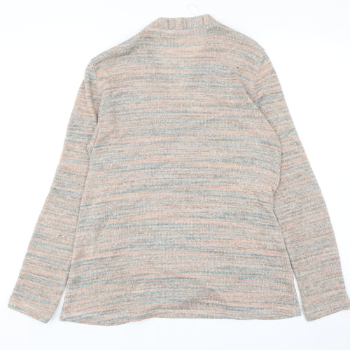 Monsoon Womens Multicoloured V-Neck Polyester Cardigan Jumper Size M
