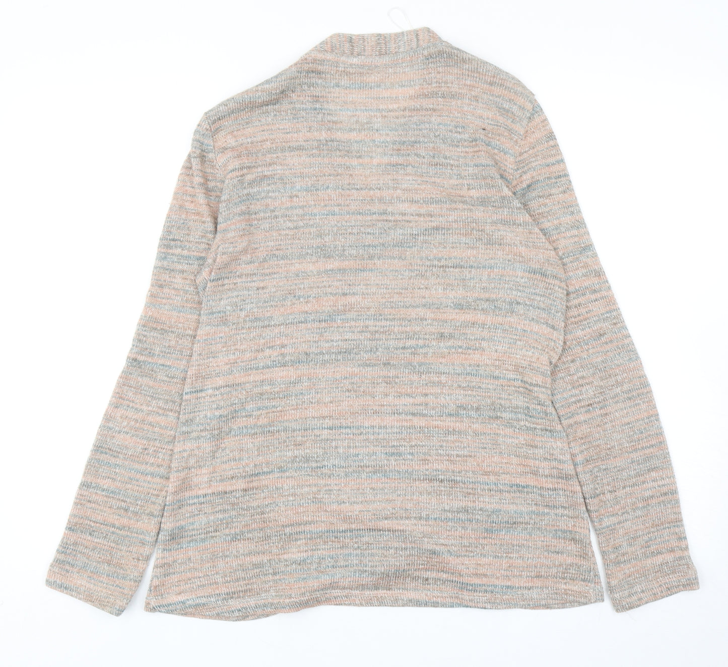 Monsoon Womens Multicoloured V-Neck Polyester Cardigan Jumper Size M