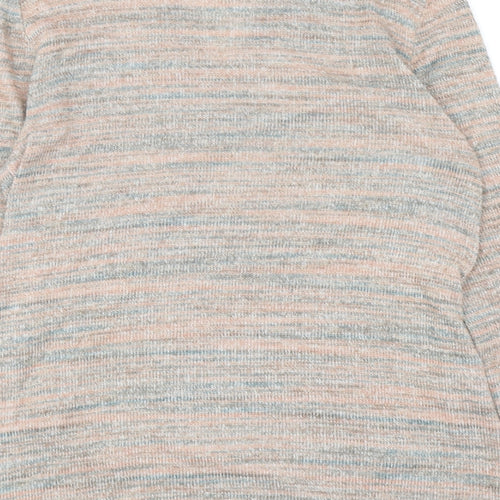 Monsoon Womens Multicoloured V-Neck Polyester Cardigan Jumper Size M