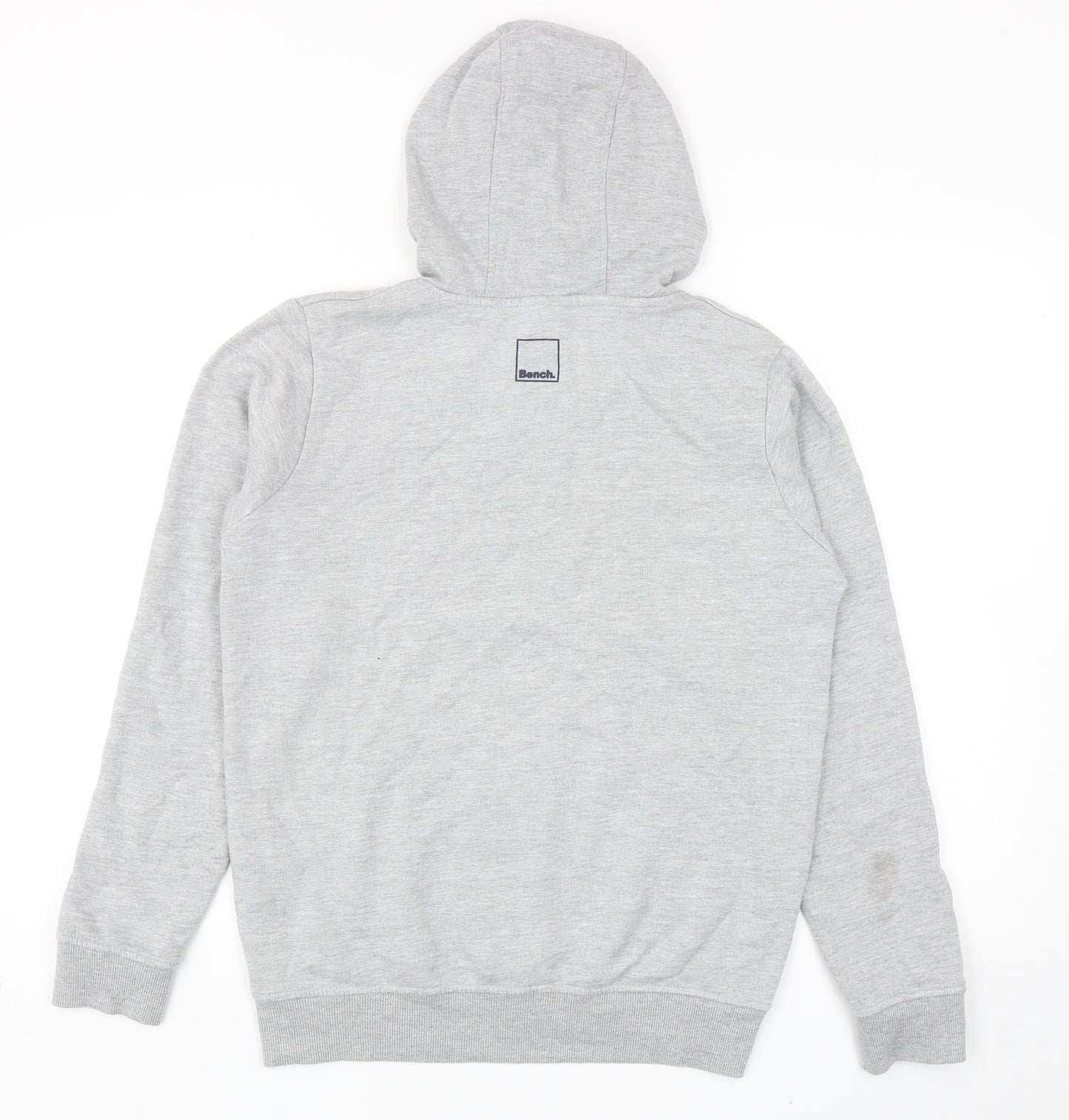 Bench Boys Grey Cotton Pullover Hoodie Size 13 Years Pullover