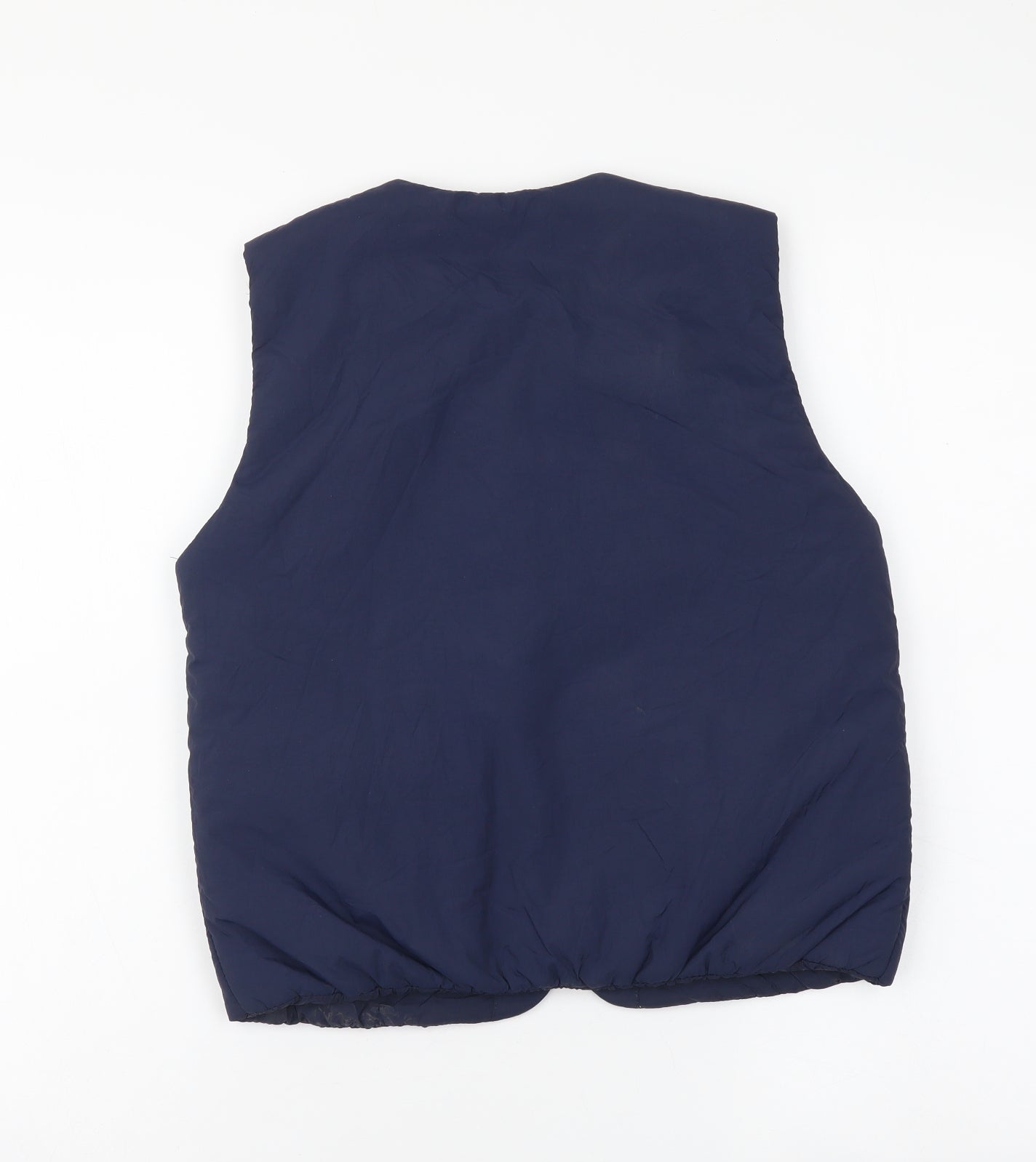 Zara Boys Blue Gilet Waistcoat Size 6-7 Years Zip