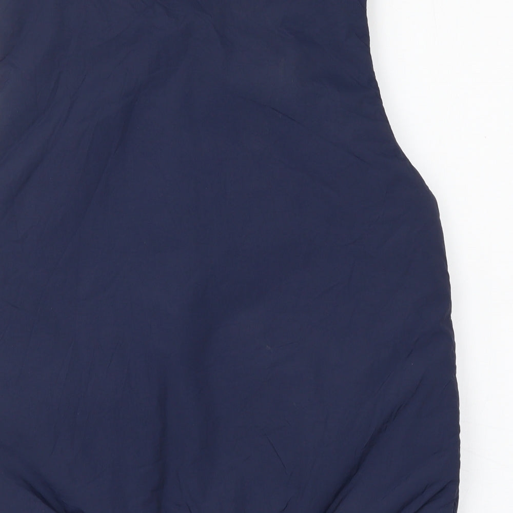 Zara Boys Blue Gilet Waistcoat Size 6-7 Years Zip