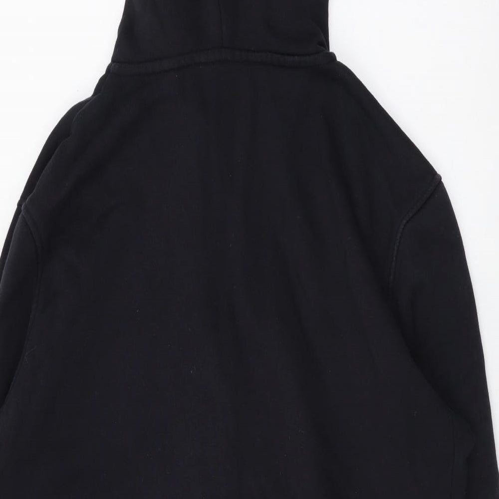 NEXT Mens Black Cotton Full Zip Hoodie Size M