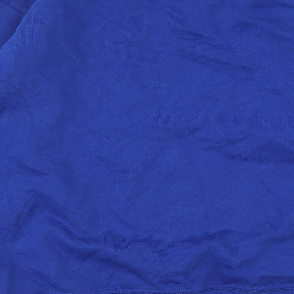 Arco Esentials Mens Blue Cotton Pullover Sweatshirt Size M