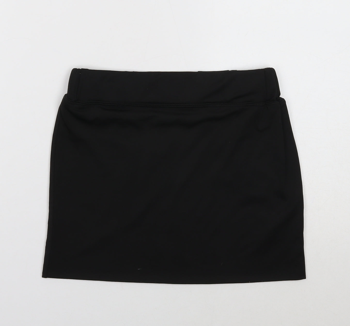 Nearskin Womens Black Polyester A-Line Skirt Size S