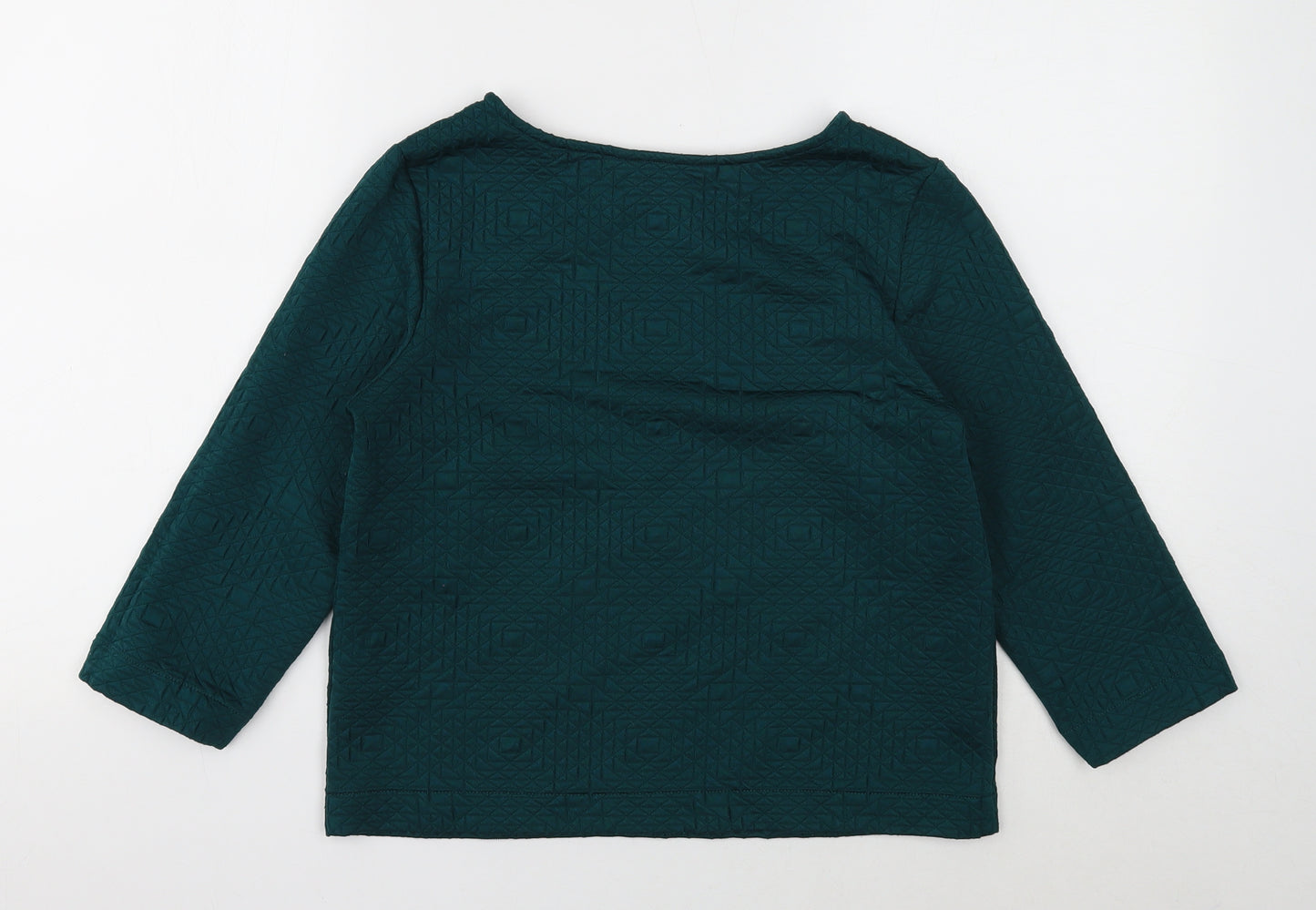 Dorothy Perkins Womens Green Polyester Pullover Sweatshirt Size 10 Pullover