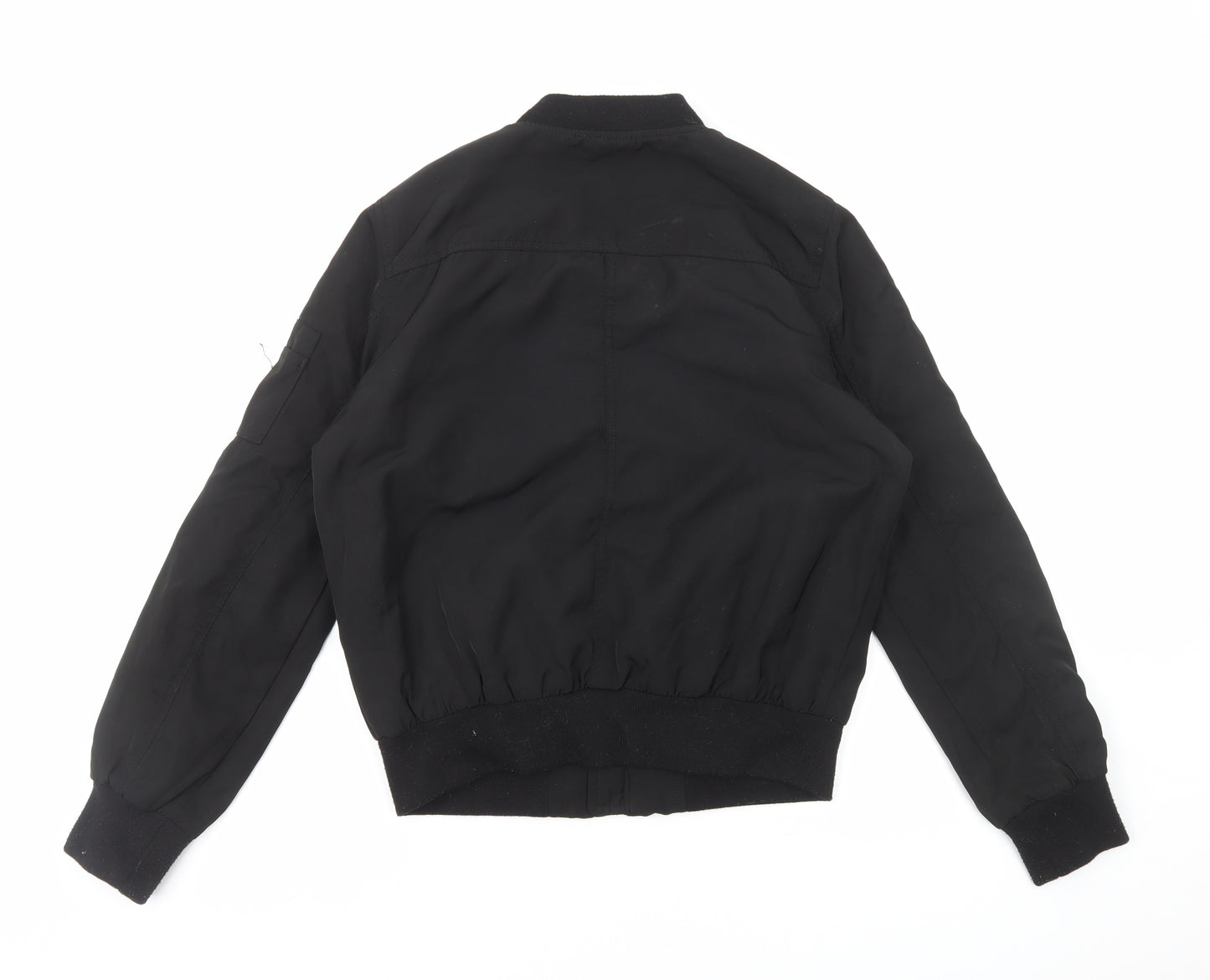 Atmosphere Womens Black Bomber Jacket Jacket Size 10 Zip