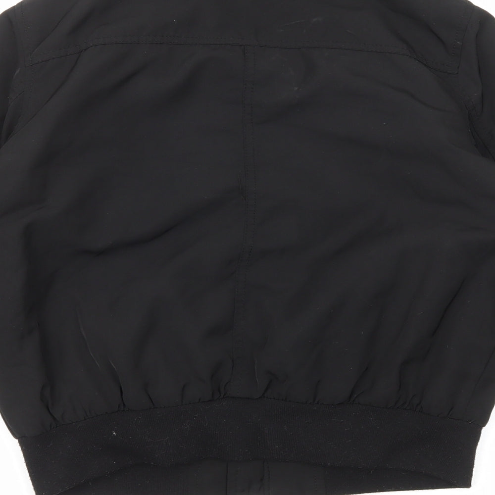 Atmosphere Womens Black Bomber Jacket Jacket Size 10 Zip