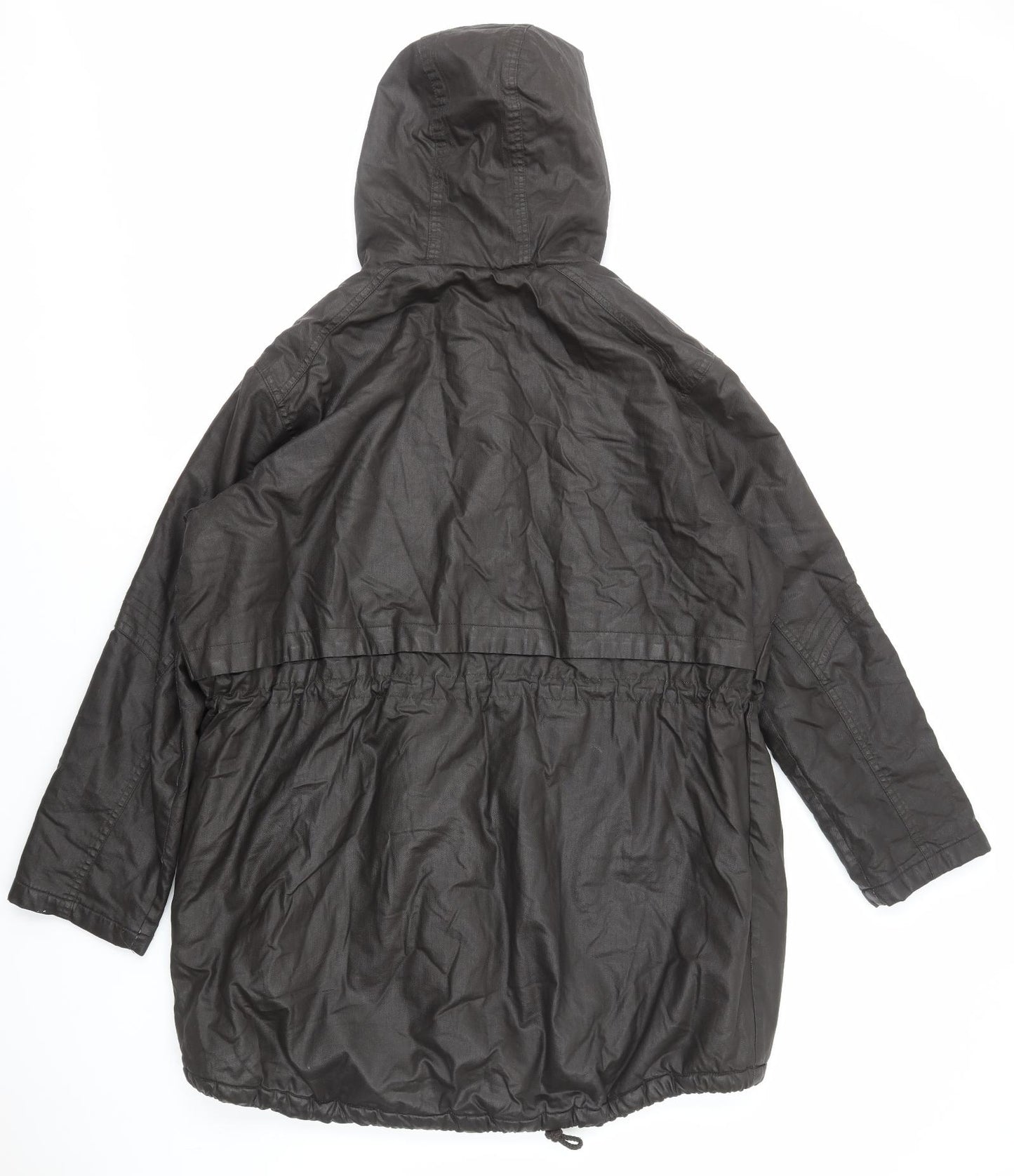 Marks and Spencer Womens Brown Rain Coat Coat Size 20 Zip