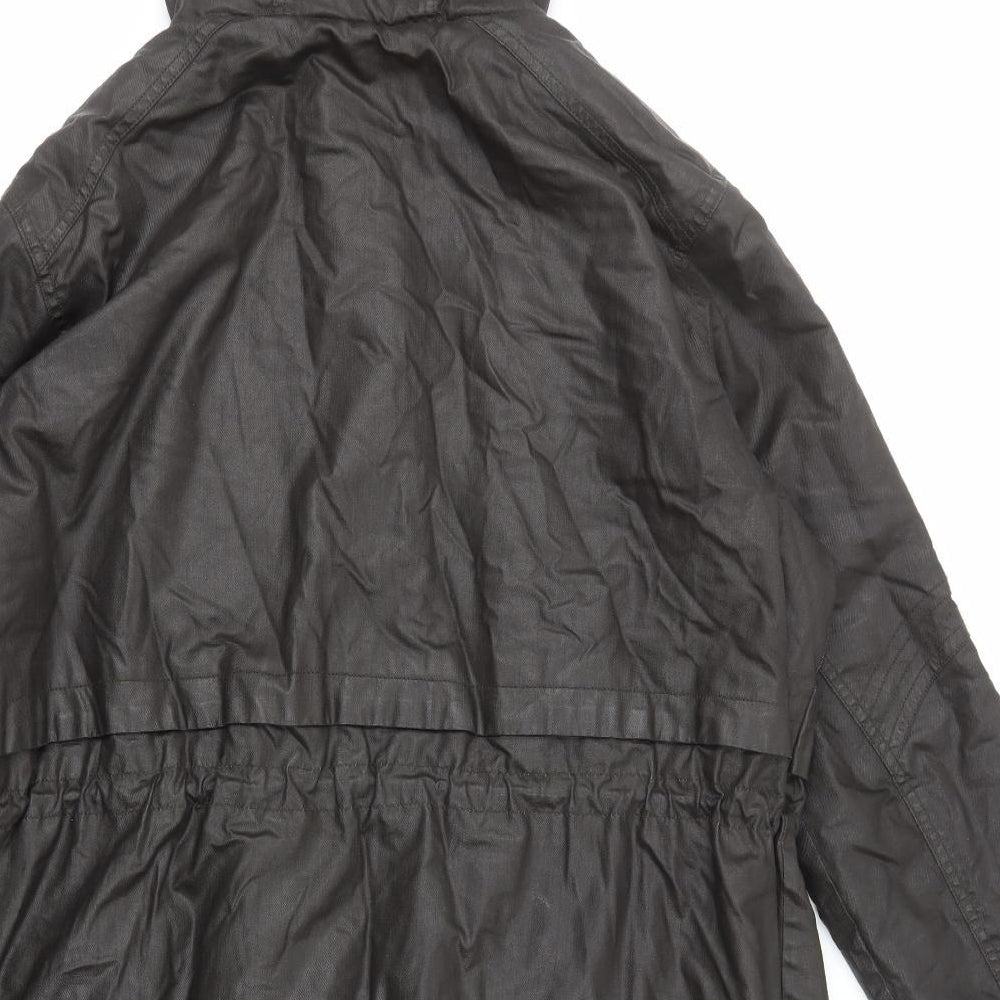Marks and Spencer Womens Brown Rain Coat Coat Size 20 Zip