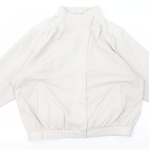 St Michaels Womens Ivory Jacket Size 16 Snap