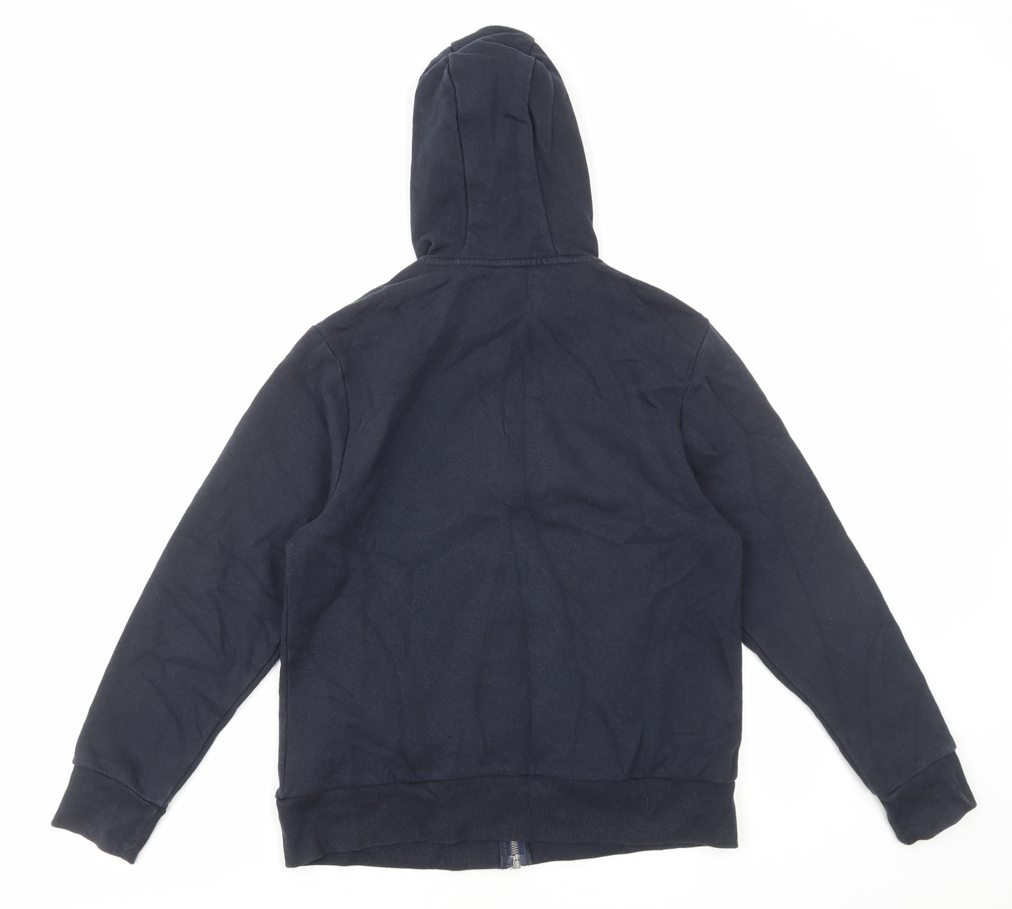NEXT Boys Blue Cotton Full Zip Hoodie Size 12 Years Zip