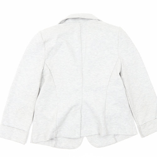 Red Herring Womens Grey Jacket Size 10 Button
