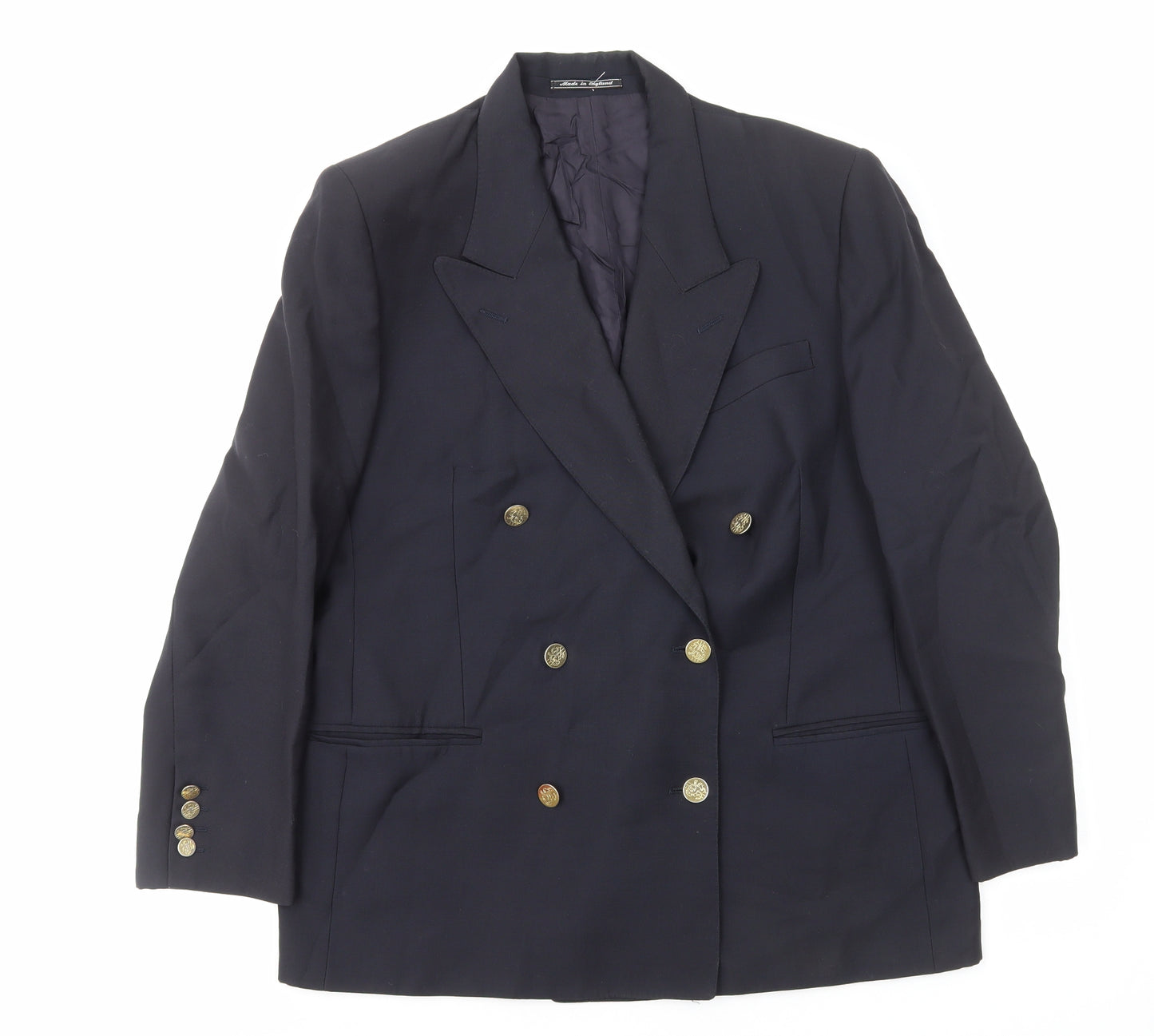 Austin Reed Womens Black Jacket Size 14 Button