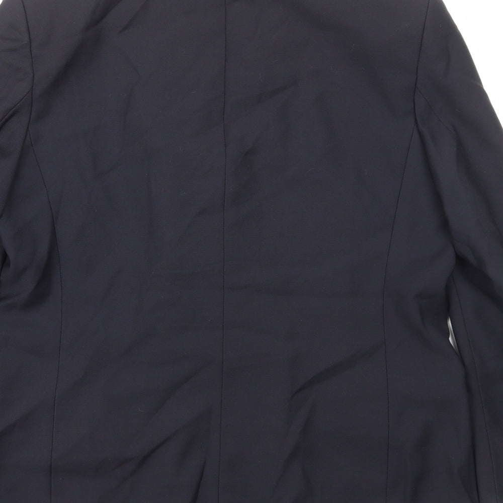 Austin Reed Womens Black Jacket Size 14 Button