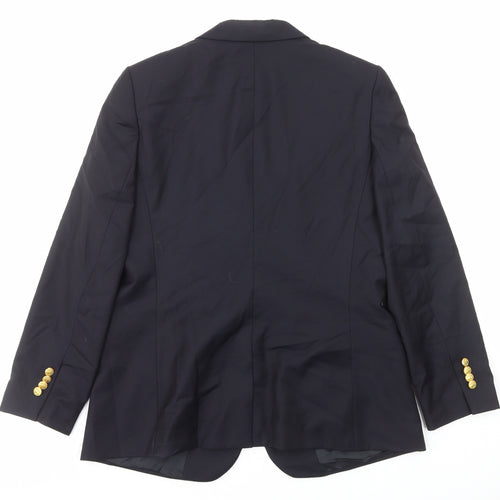 Brooks Brothers Womens Blue Jacket Size 12 Button