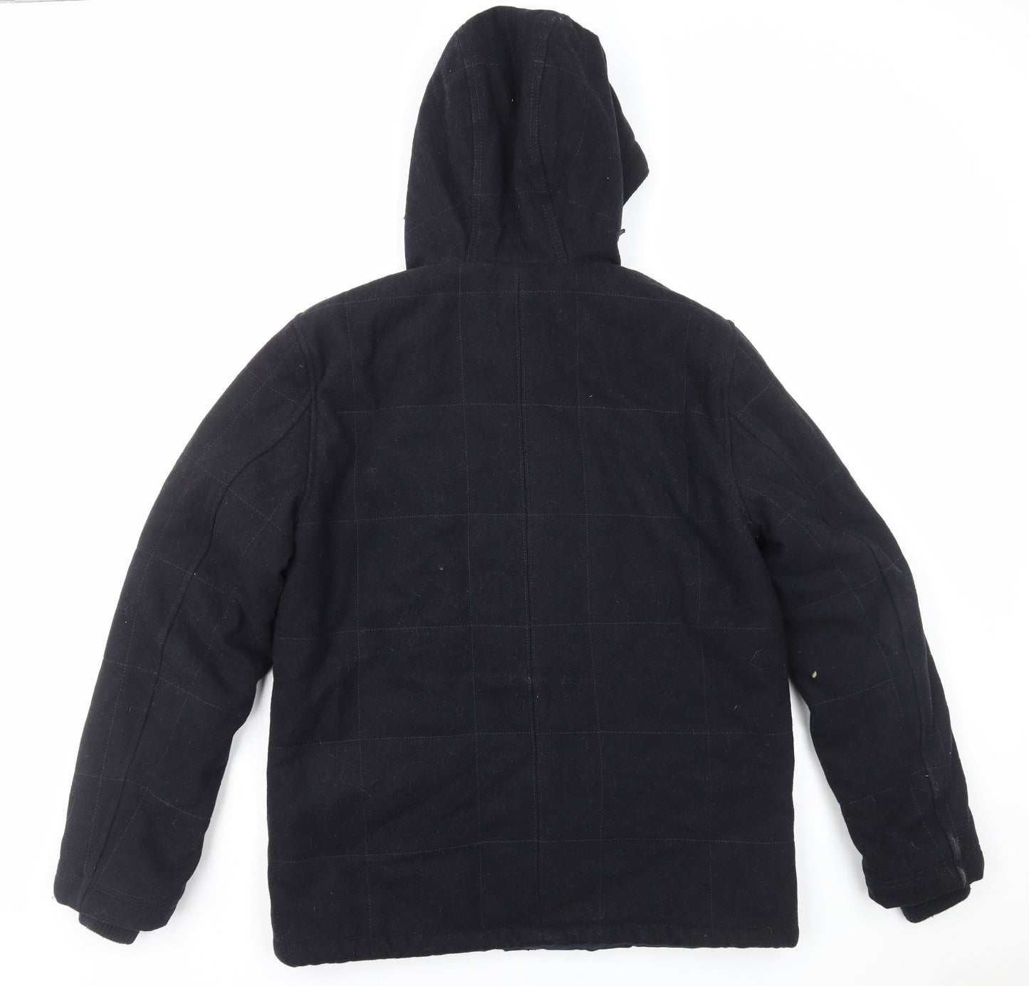 NEXT Mens Blue Rain Coat Coat Size M Zip