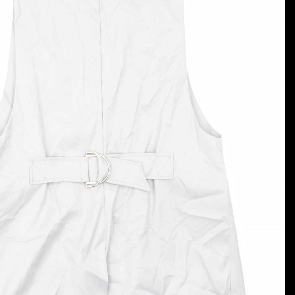 River Island Womens Grey Jacket Waistcoat Size 16
