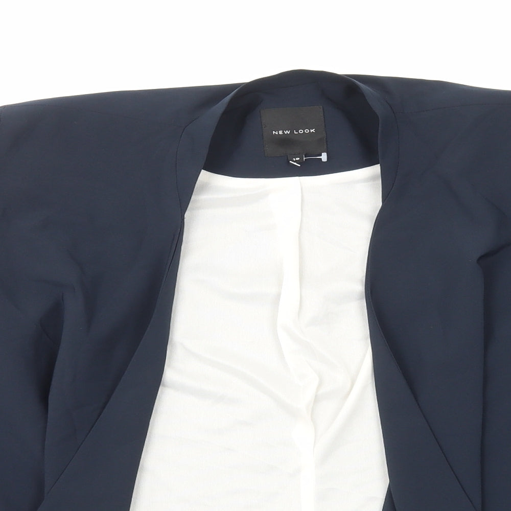 New Look Womens Blue Jacket Size 10