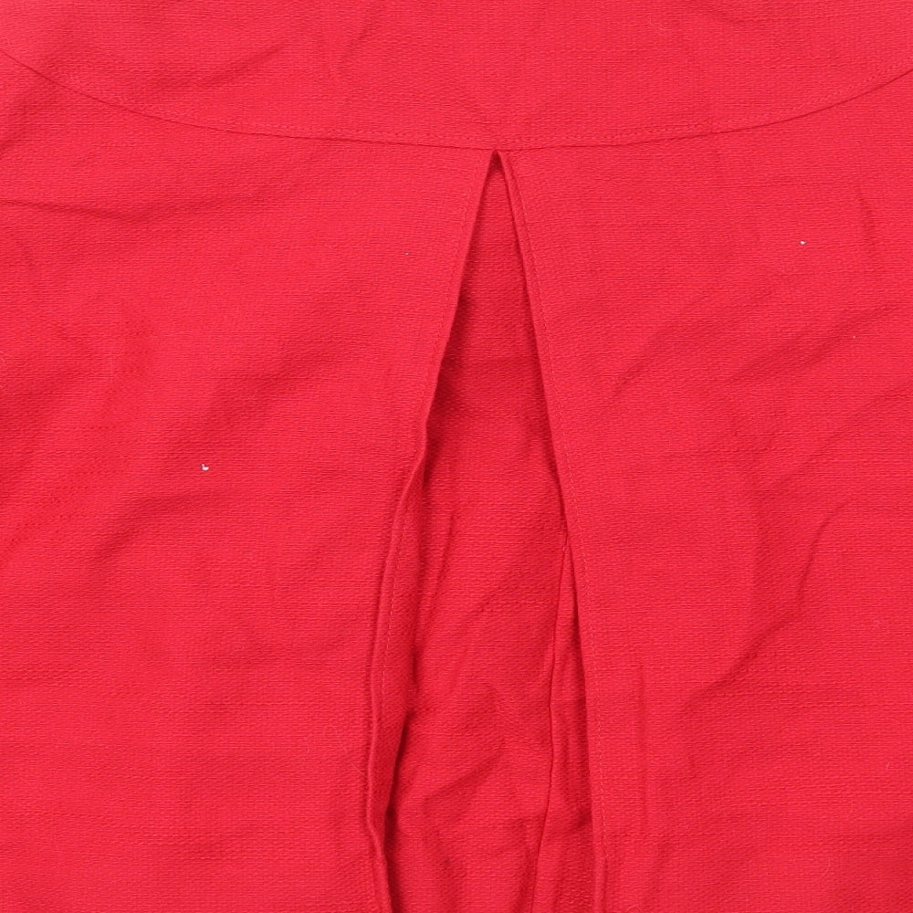BM Womens Red Jacket Size 18 Button