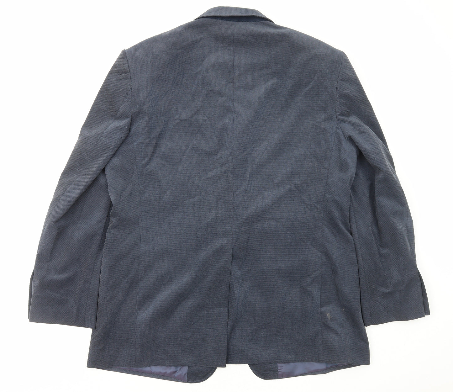Marks and Spencer Mens Blue Polyester Jacket Blazer Size L