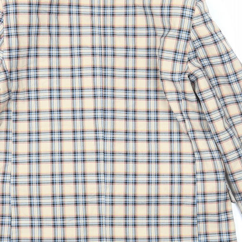 ASOS Womens Beige Plaid Jacket Size 8 Button
