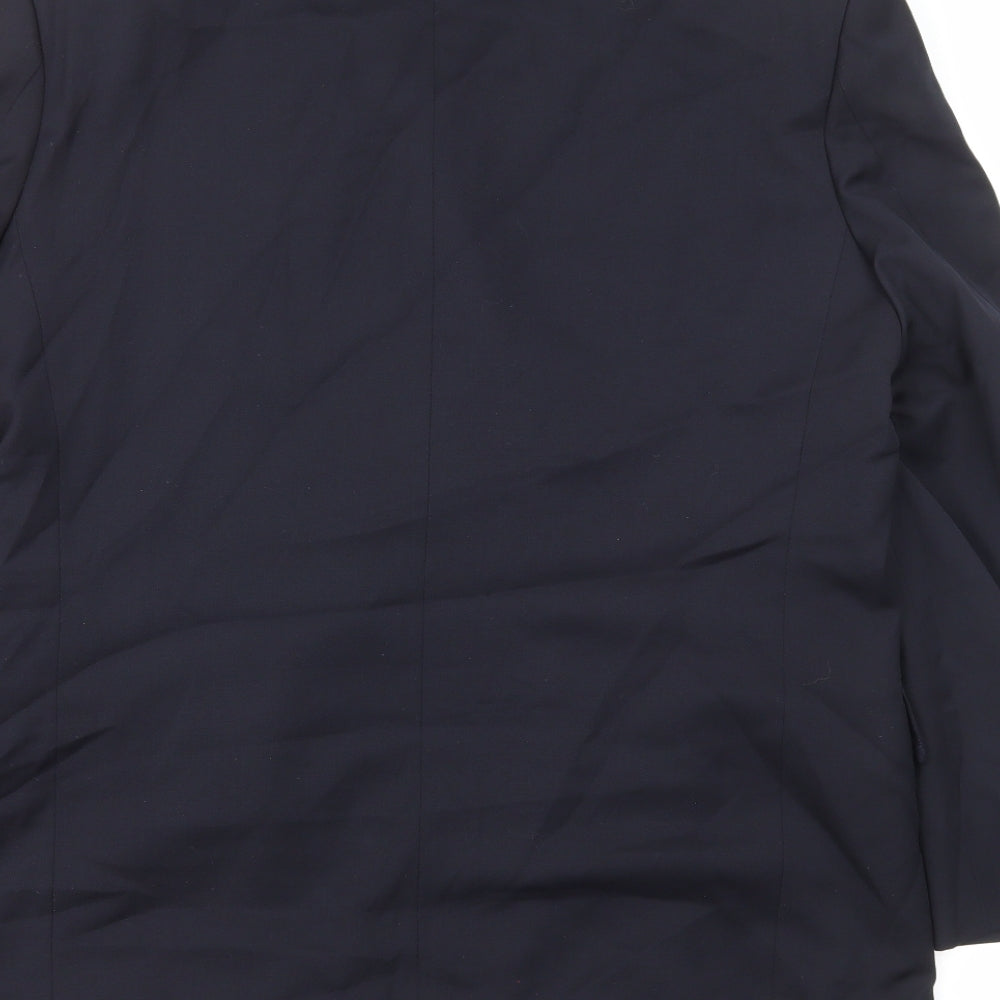 Marks and Spencer Mens Blue Polyester Jacket Blazer Size M
