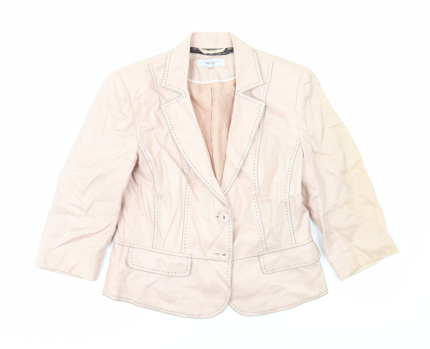 NEXT Womens Pink Jacket Size 14 Button