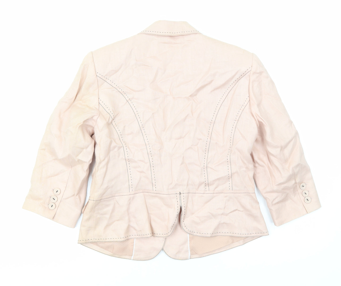 NEXT Womens Pink Jacket Size 14 Button