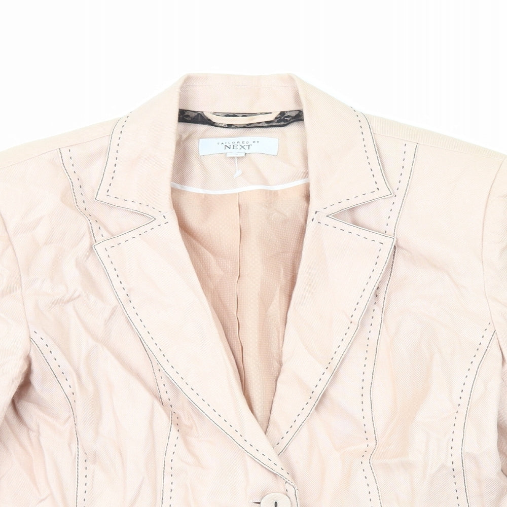 NEXT Womens Pink Jacket Size 14 Button