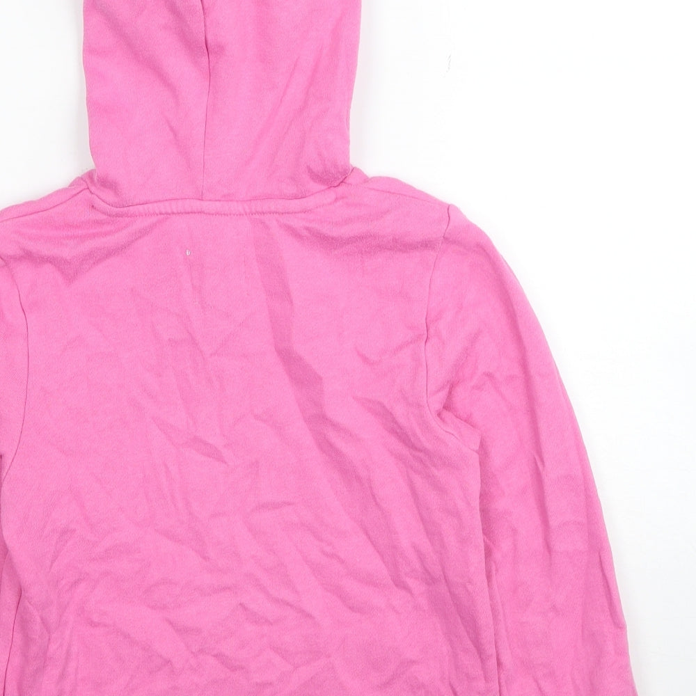 Mountain Warehouse Girls Pink Cotton Pullover Hoodie Size 7-8 Years Pullover