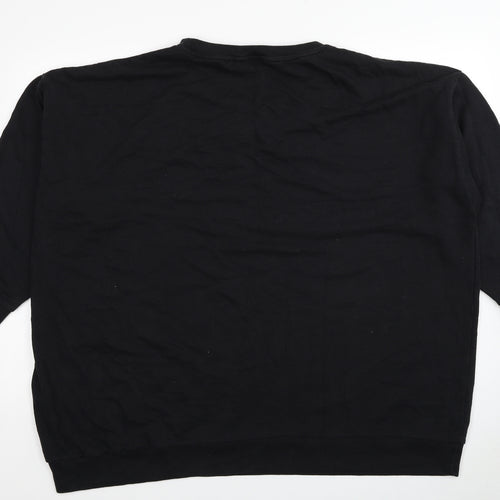 Love Yours Womens Black Cotton Pullover Sweatshirt Size 30 Pullover - Not My Problem