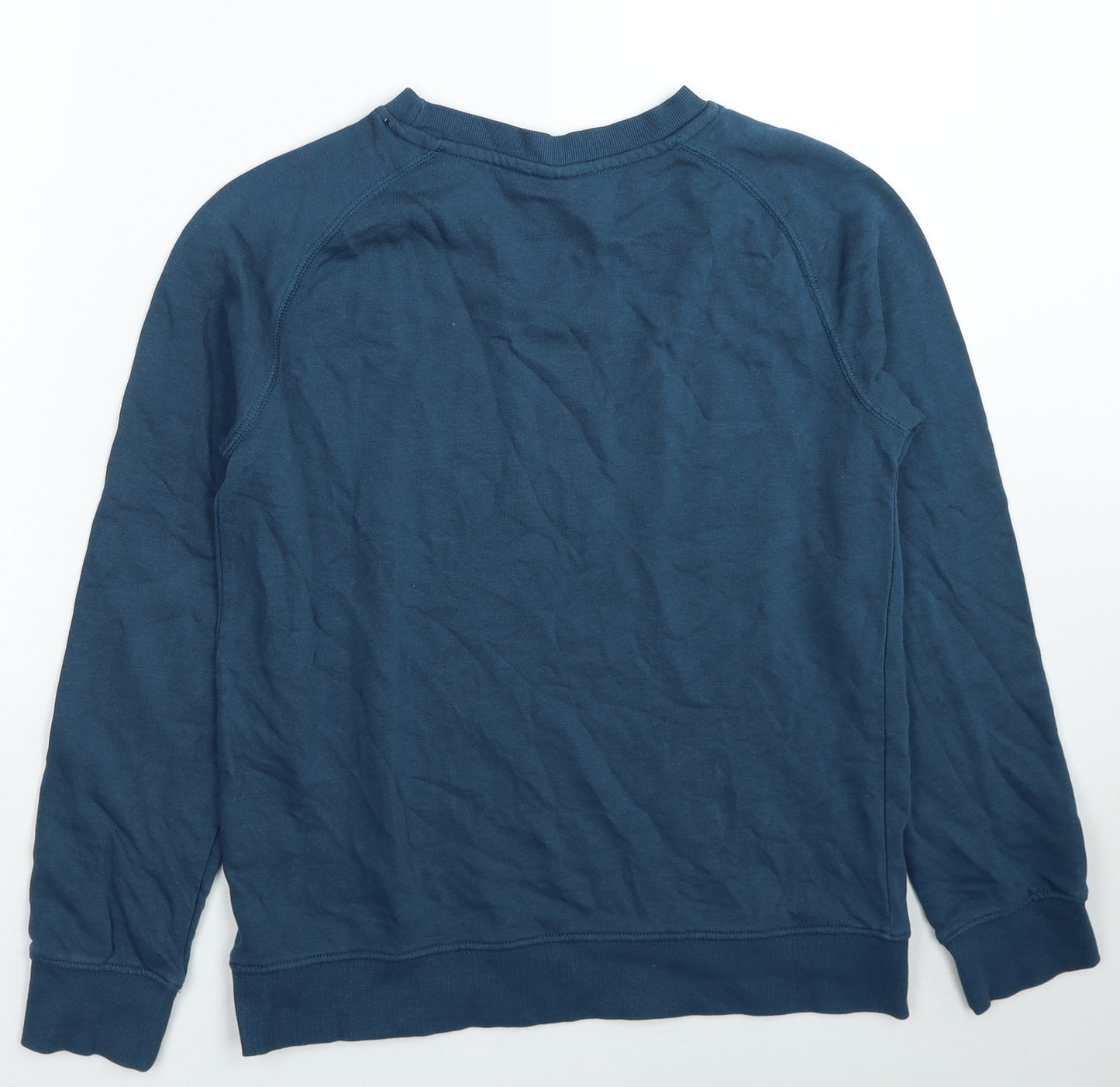 H&M Boys Blue Cotton Pullover Sweatshirt Size 12-13 Years Pullover