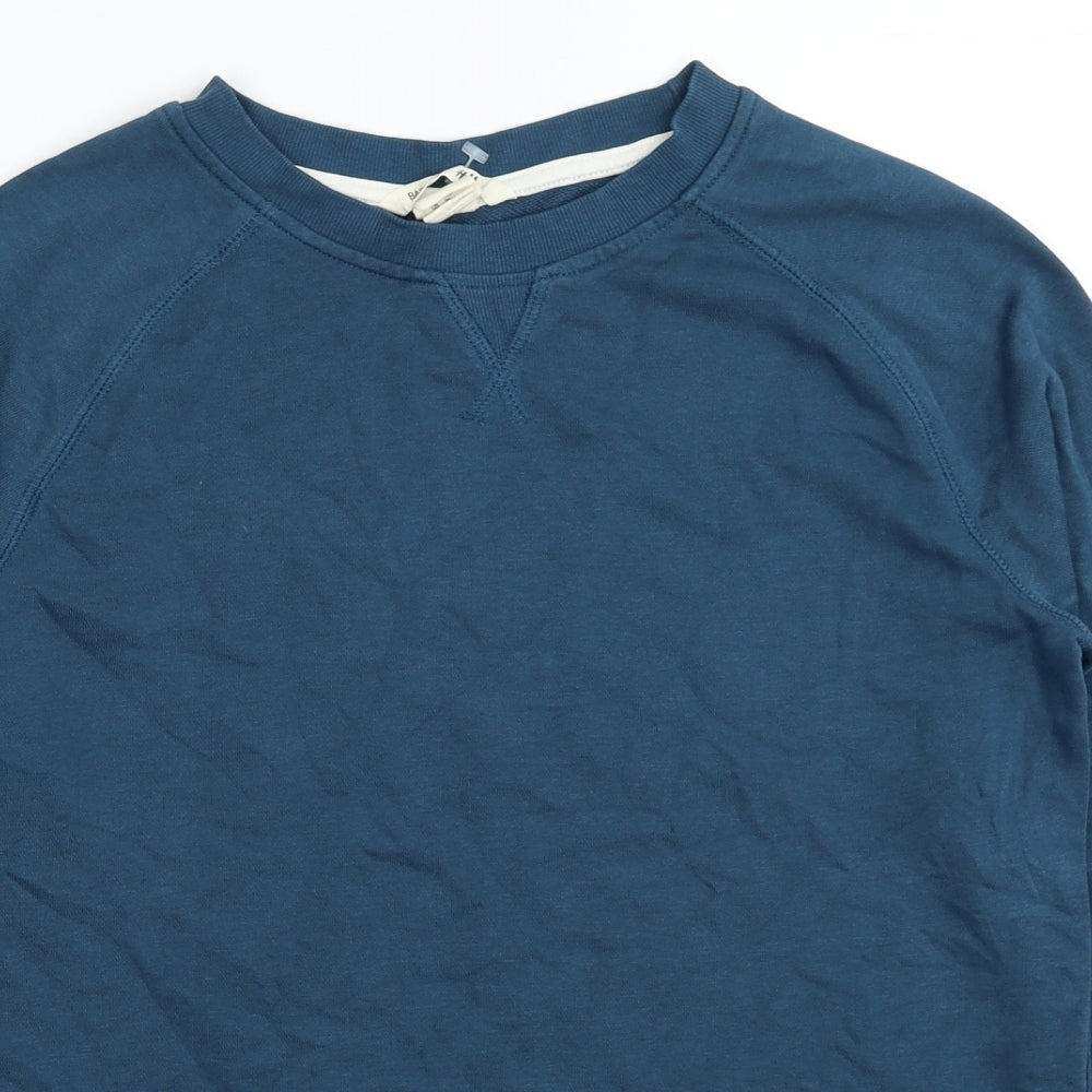 H&M Boys Blue Cotton Pullover Sweatshirt Size 12-13 Years Pullover