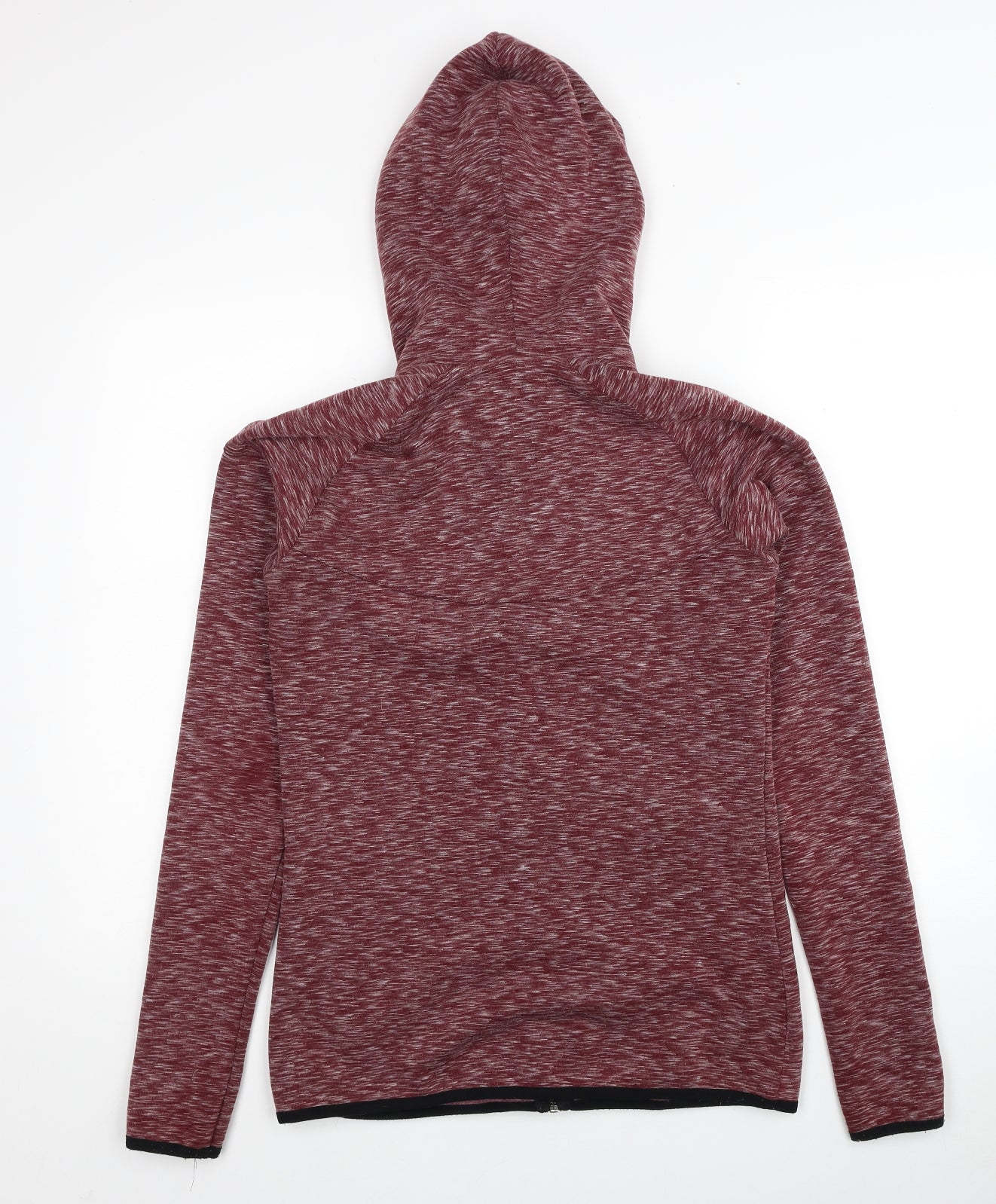 GymHeadz Mens Red Polyester Full Zip Hoodie Size M