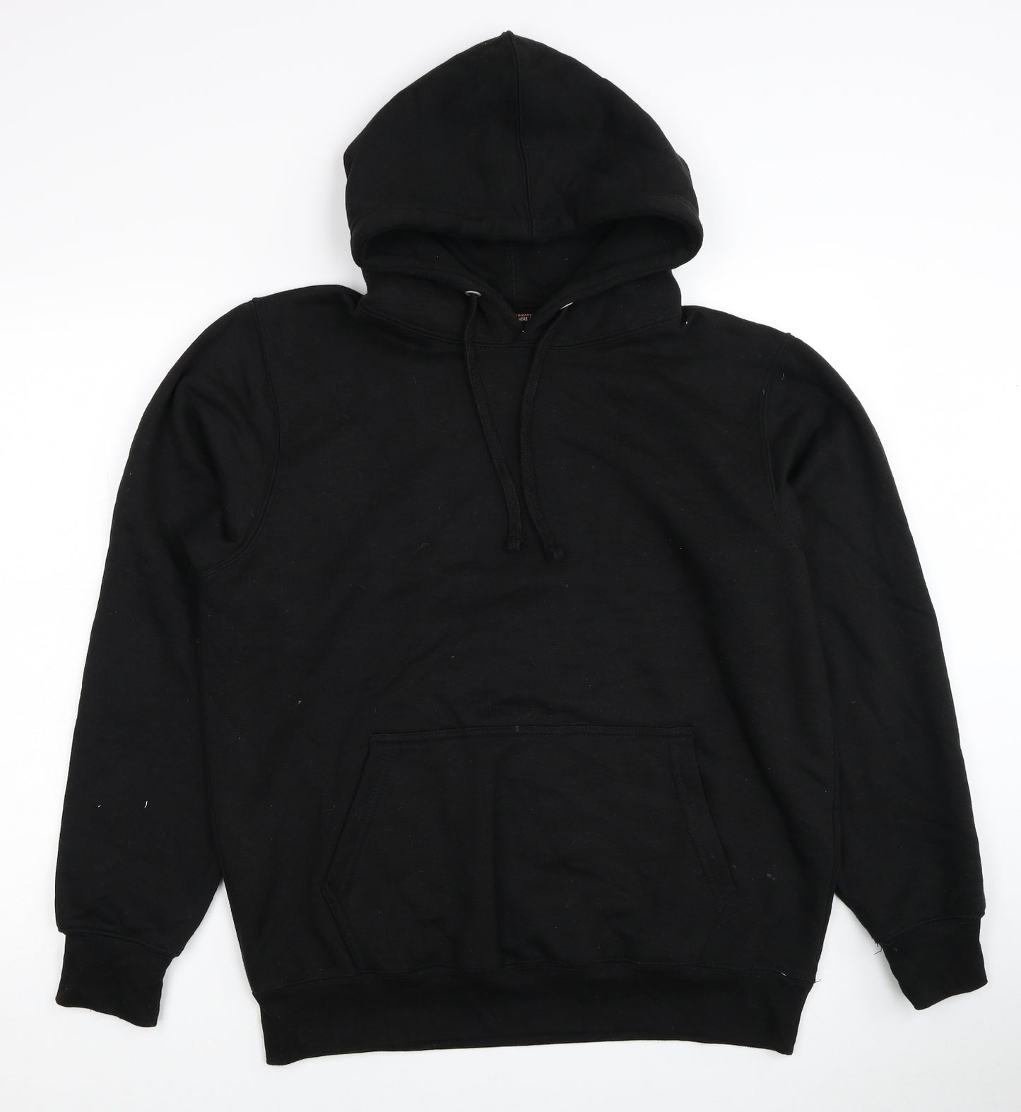 Urban Roads Mens Black Cotton Pullover Hoodie Size M