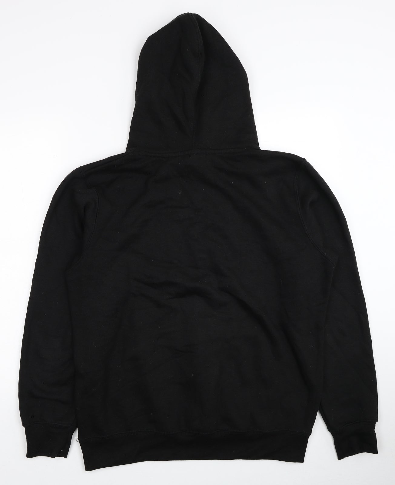 Urban Roads Mens Black Cotton Pullover Hoodie Size M