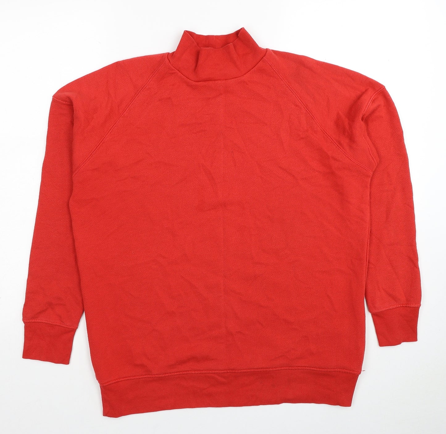 NEXT Womens Red Cotton Pullover Sweatshirt Size 10 Pullover