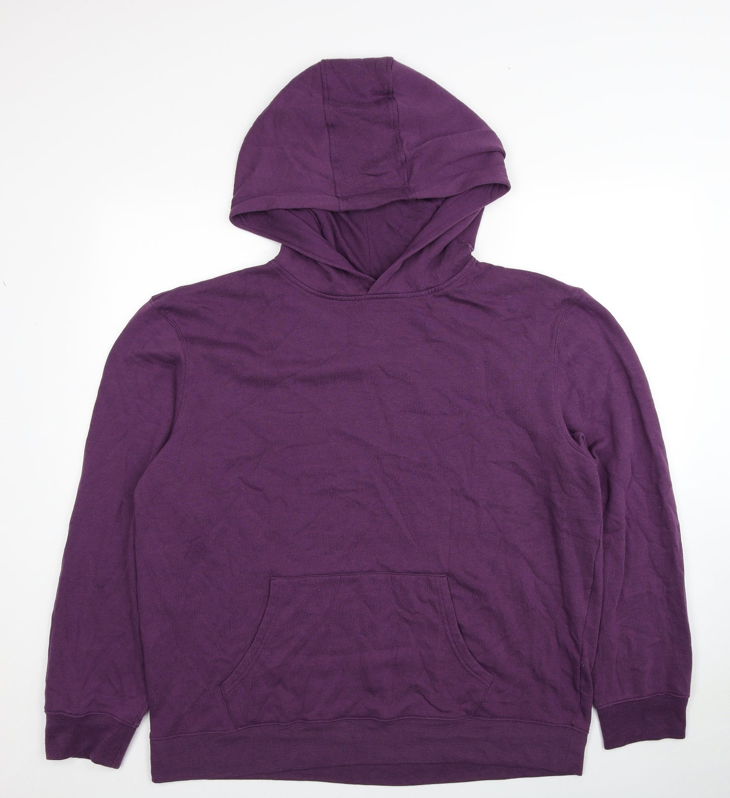 Primark Mens Purple Cotton Pullover Hoodie Size 3XL